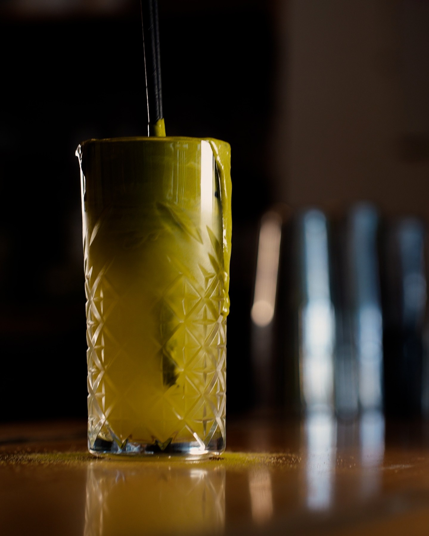 Matcha Coconut drink at Poppies